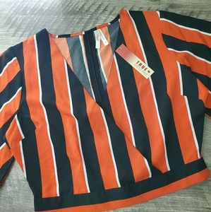 Striped Croped Blouse